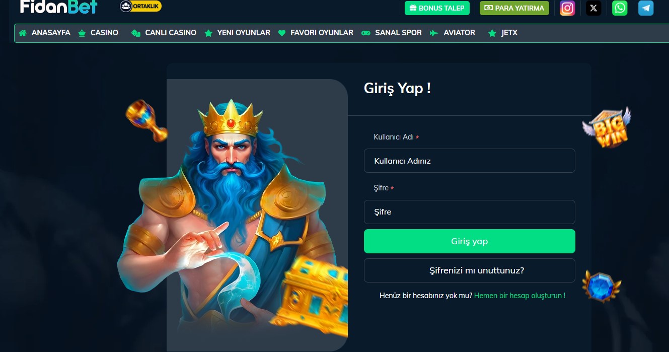 Fidanbet Yeni Giriş